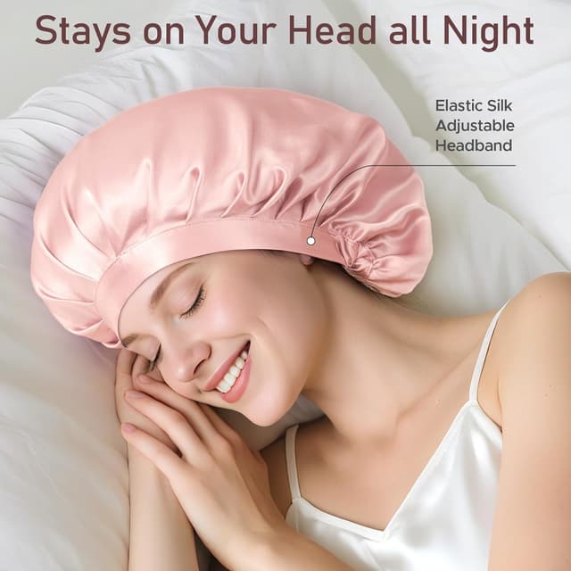 Thumbnail 3 de LitBear Silk Bonnet for Women 22 Momme