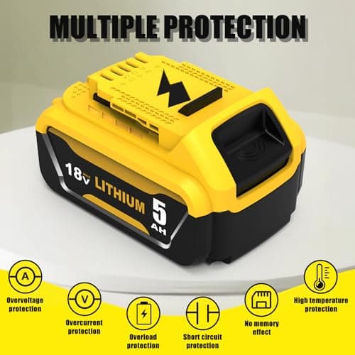 Thumbnail 3 de Goodexo 18V 5.0Ah batería repuesto para DeWalt