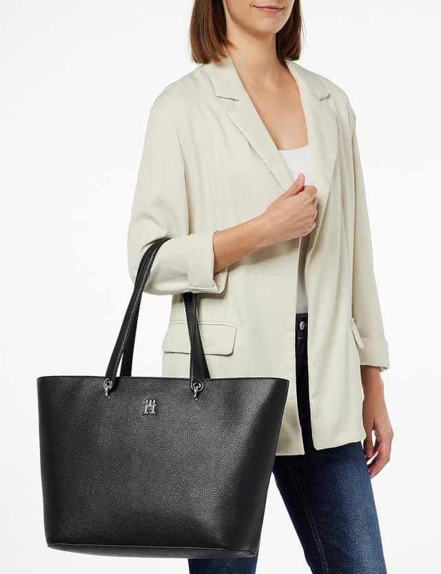 Detalle 2 de Tommy Hilfiger Emblem Tote bolso 48 x 14 x 30 cm