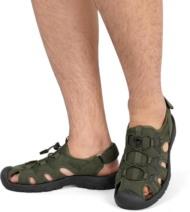 Detalle 2 de JOMIX MOX260380 sandali da uomo da trekking con punta protetta e suola antiscivolo