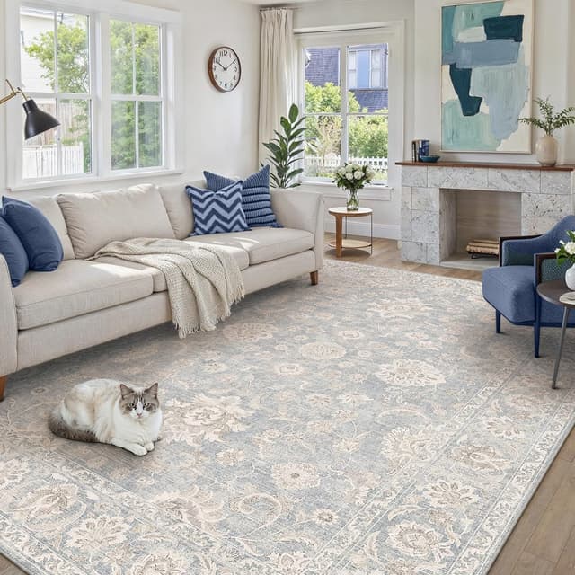 Detalle de PureCozy Vintage living room rug 200x300cm