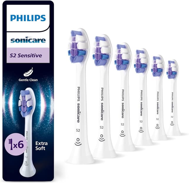 Detalle de PHILIPS Sonicare S2 Sensitive testine di ricambio 6pz