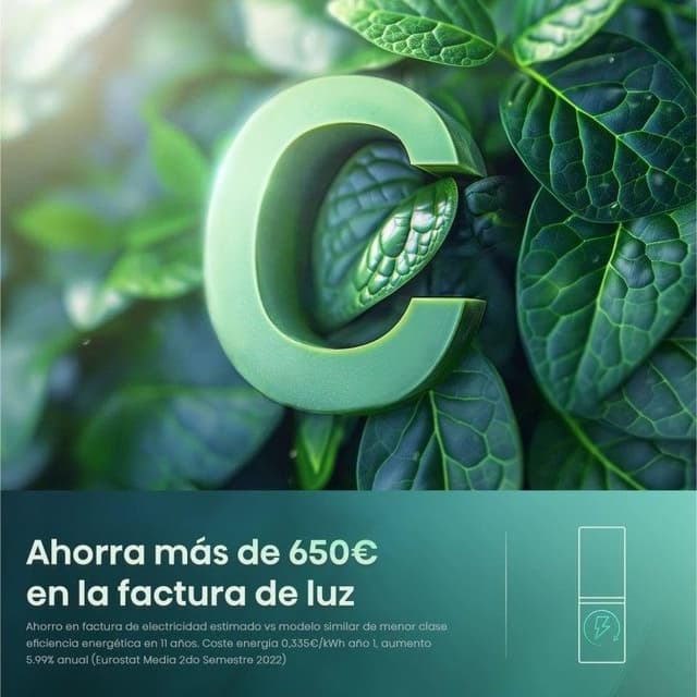 Detalle de Hisense RB440N4ACC Frigorífico Combi 336 L