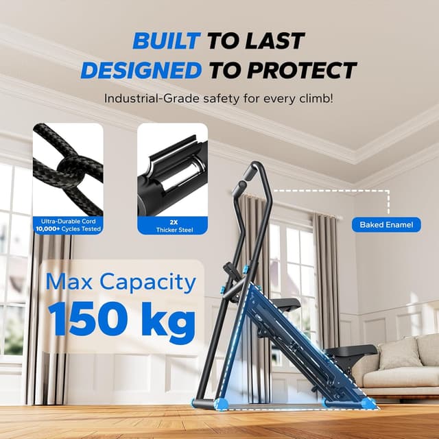 Detalle de MERACH Upgraded Stair Stepper Exercise Machine for Home Gym (Foldable Vertical Stair Climber)