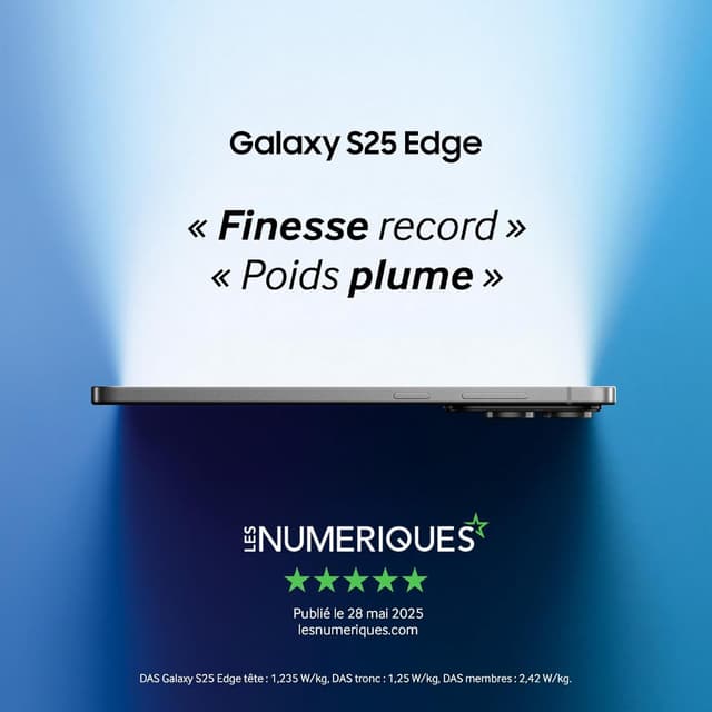 Thumbnail 3 de Samsung Galaxy S25 Edge 256 Go