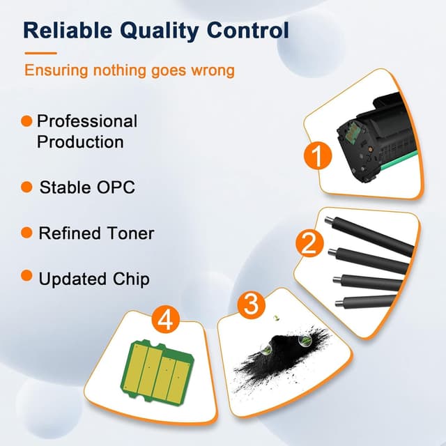 Detalle de ColorKing Cartucce di toner compatibili HP 106A W1106A Nero (2-Pack) per Laser e Laser MFP