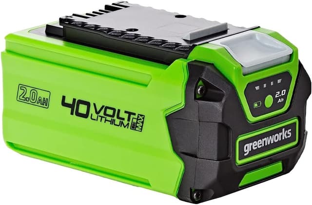Detalle de Greenworks G40B2 40V 2Ah lithium-ion battery with 2-year warranty