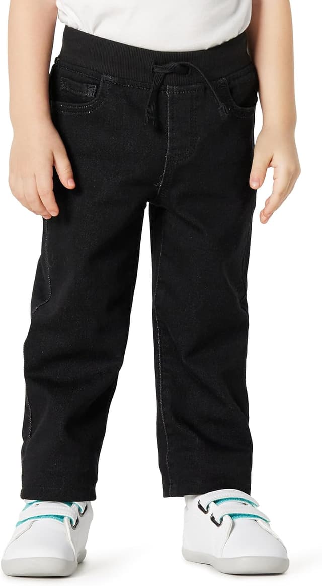 Detalle de Amazon Essentials Unisex Babies’ Soft Stretch Pull-On Jeans