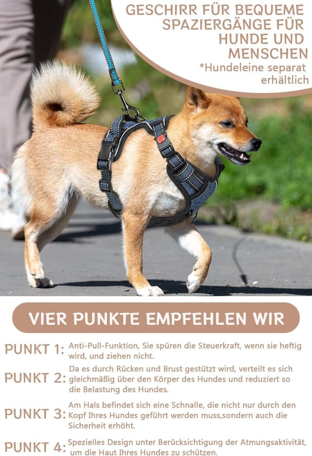 Detalle 2 de Hundegeschirr Anti Zug XS BaoCheng Mesh