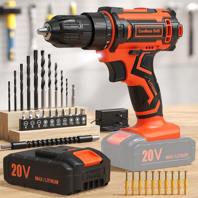 Imagen de VIWKO Cordless Drill 20V Kit en OfertitasTOP