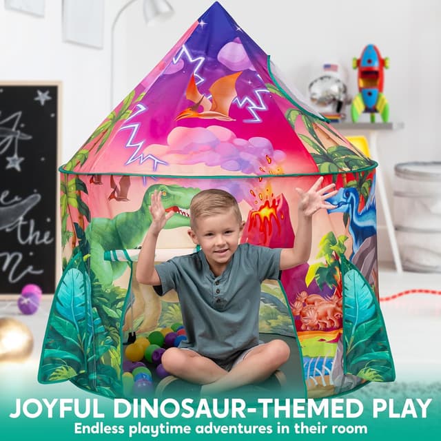 Thumbnail 2 de JOYIN Dinosaur Pop-Up Play Tent for 3–7 Year Olds 🎪