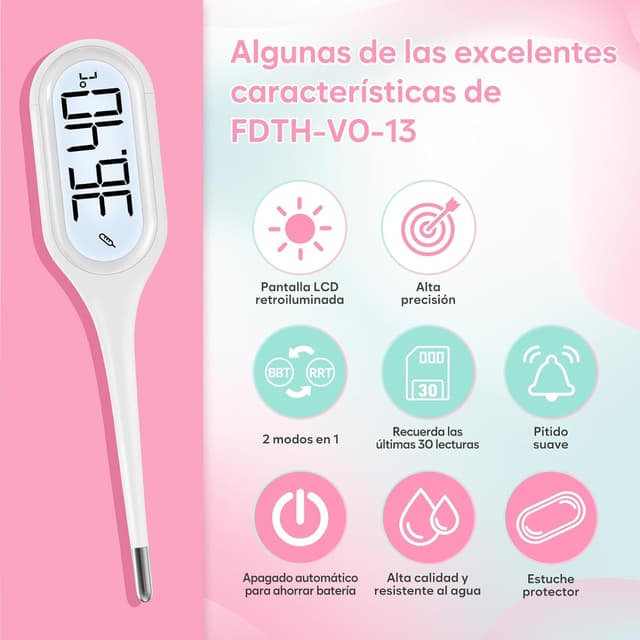 Thumbnail 2 de Easy@Home Termómetro Digital 2 modos 12 s