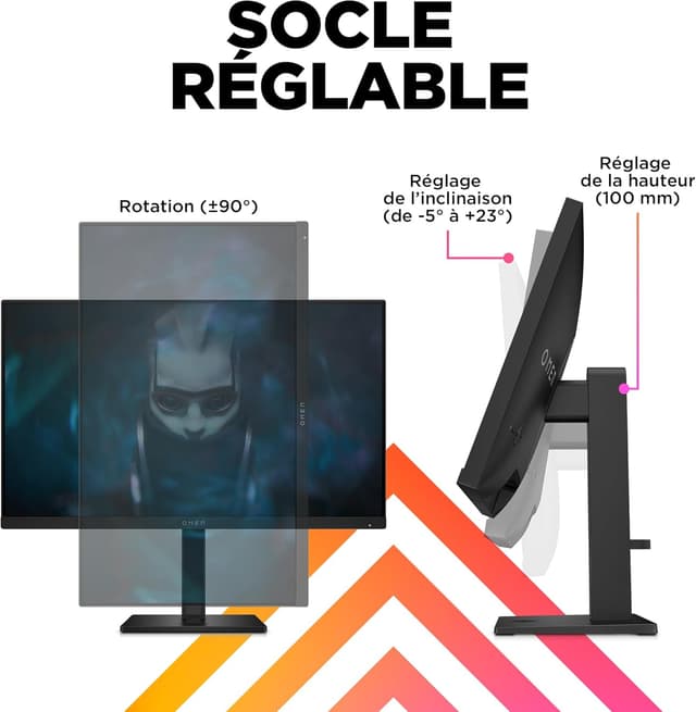 Thumbnail 5 de HP OMEN 24 Écran Gaming 165 Hz 1 ms