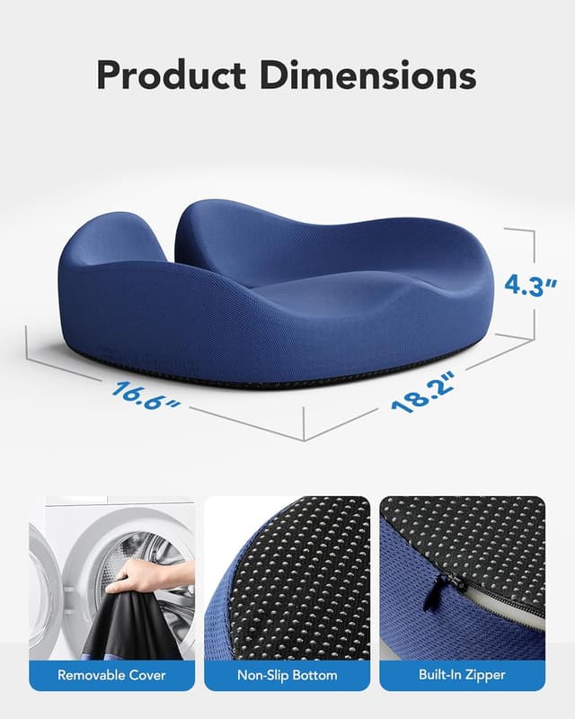 Thumbnail 1 de HUANUO Cuscino ergonomico extra-grande per sedia