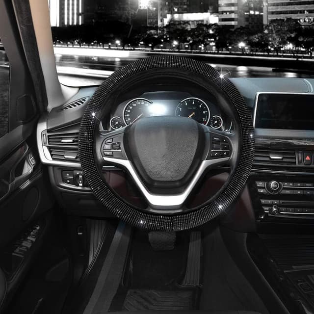 Thumbnail 2 de Valleycomfy Steering Wheel Cover 15 Inch