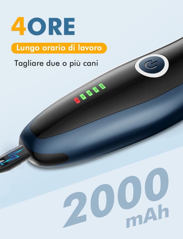 Thumbnail 4 de ETROBOT Kit Tosatrice Cani Professionale 7500 giri