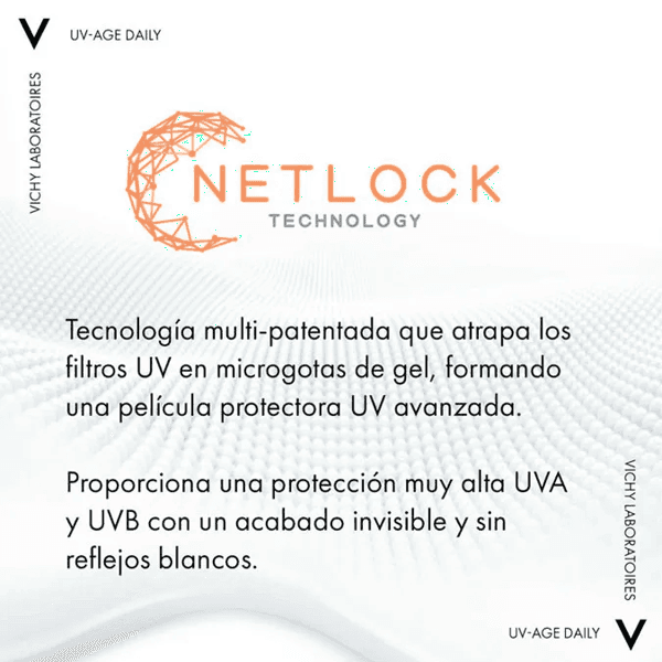 Detalle 2 de Vichy Capital Soleil UV Age Fluido Fotoprotector Diario Color Light SPF50+ (2x40 ml)