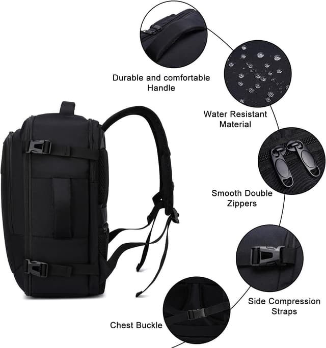 Thumbnail 4 de ENZOSUM Zaino da viaggio 24L 40x30x20 per cabina