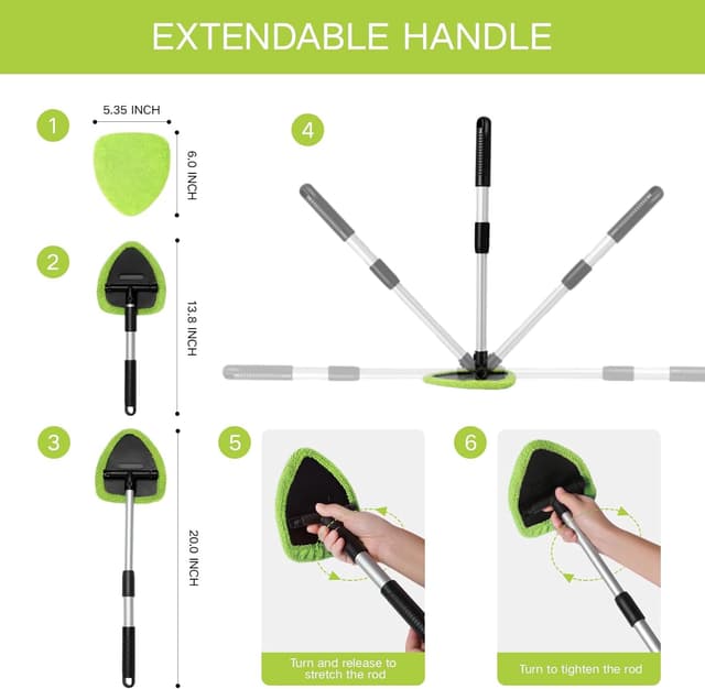 Thumbnail 4 de Qydipclin 10pcs Windshield Cleaner Tool Set