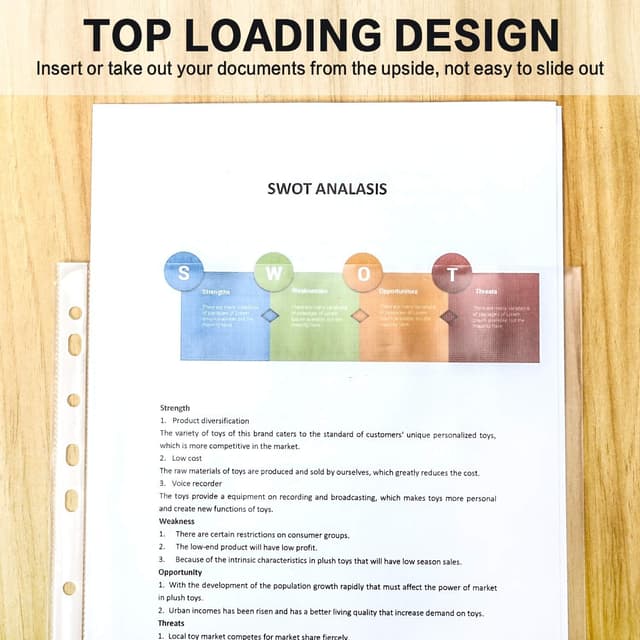 Detalle 2 de PANDRI 500 Sheet Protectors 9.25x11.25