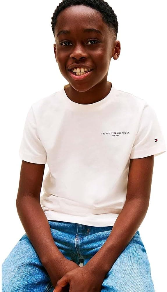 Detalle de Tommy Hilfiger Mini Corp T-Shirt KS0KS00661 Maglietta S/S unisex