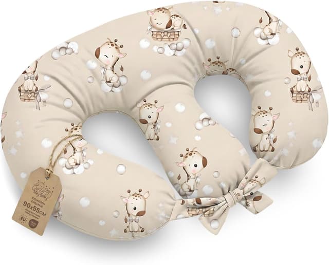 Thumbnail 6 de Coussin d’allaitement Jumeaux Twins 90x50 cm : oreiller maternité ergonomique pour allaitement en tandem