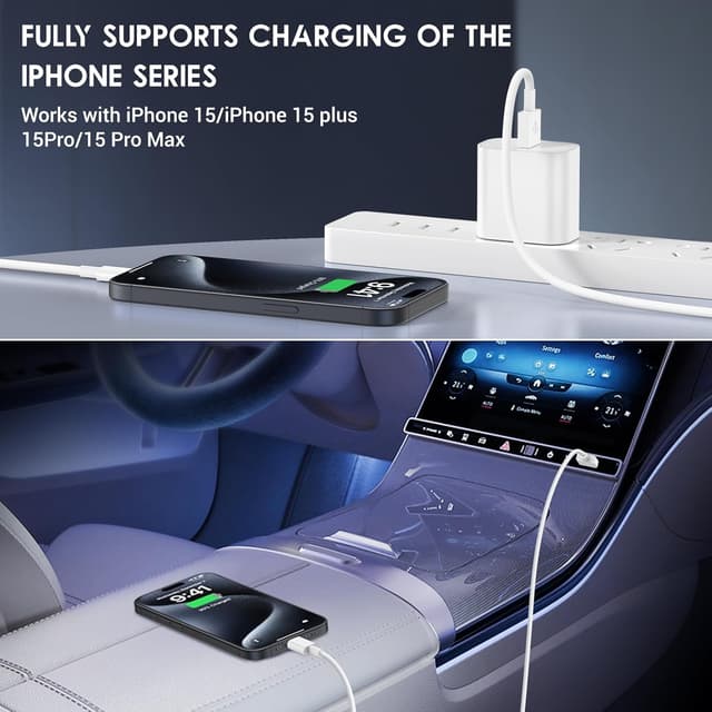 Detalle 2 de QZIIW USB‑C Fast Charging Cable 3FT Pack