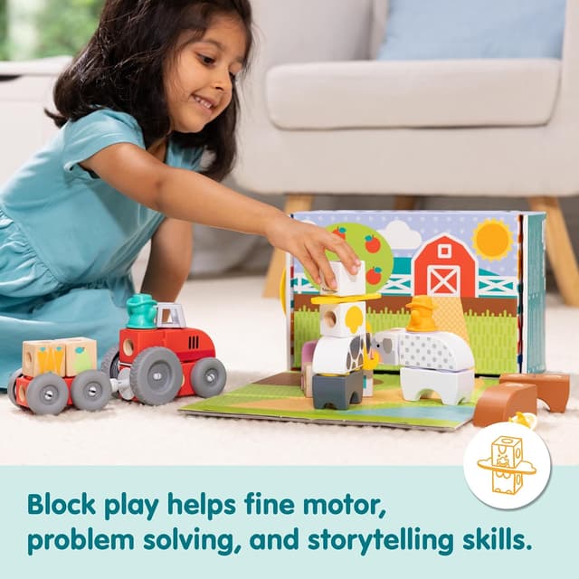 Thumbnail 4 de Melissa & Doug Blockables Farm Snap And Play 56 Pc