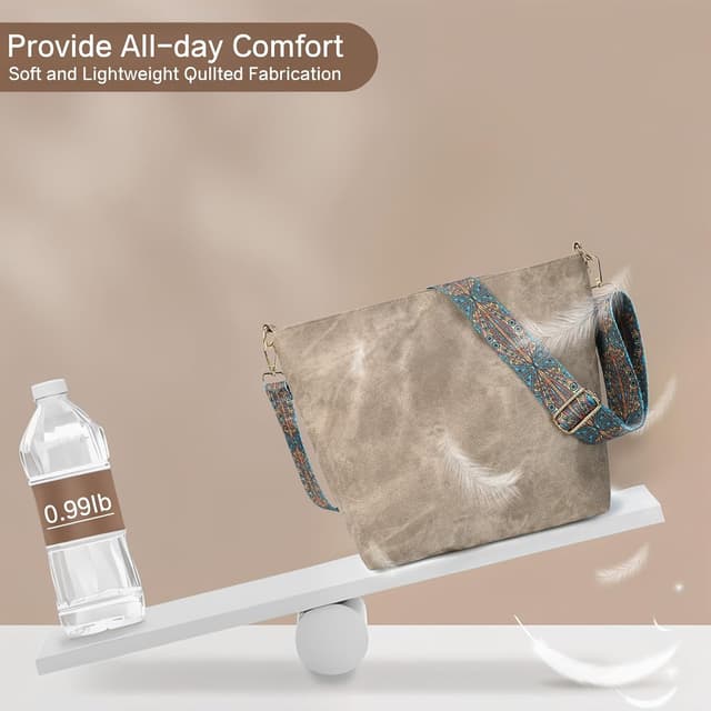 Detalle 2 de Gladdon Women Hobo Crossbody Bag 8.5L