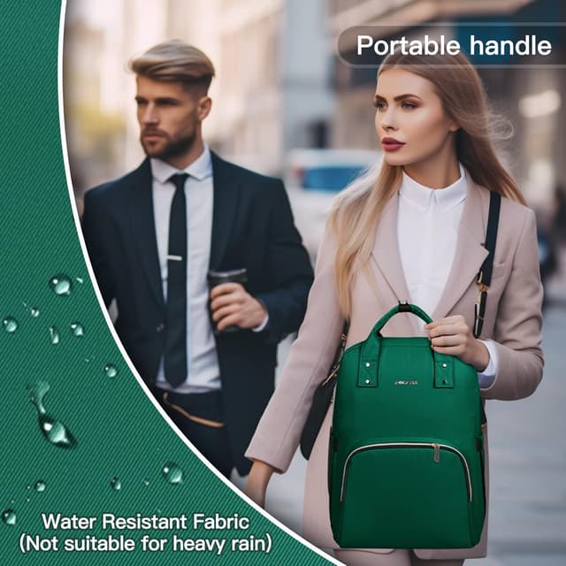 Detalle 2 de Z-MGKISS women’s laptop backpack (15.6 inch) – casual daypack rucksack, 25L, water-resistant nylon