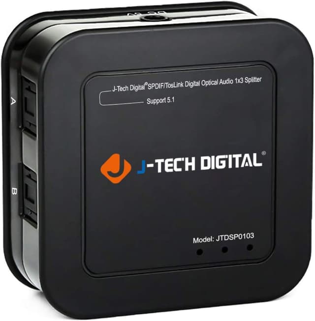 Imagen de J-Tech Digital Optical Splitter 1x3, 1 in en OfertitasTOP