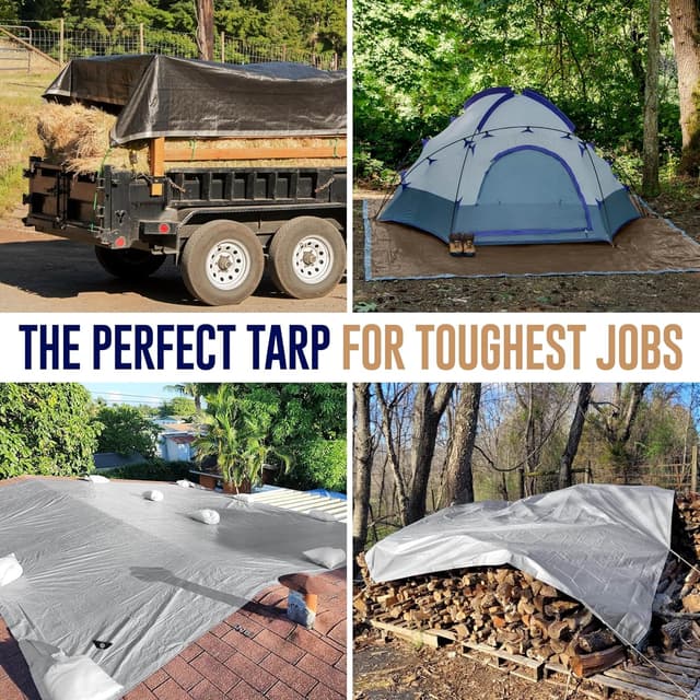 Detalle de 20x30 Heavy Duty Tarp 10 Mil