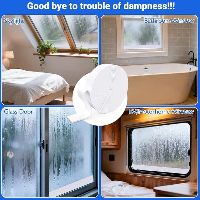 Detalle 2 de Cinta absorbente de condensación para ventana 5 m