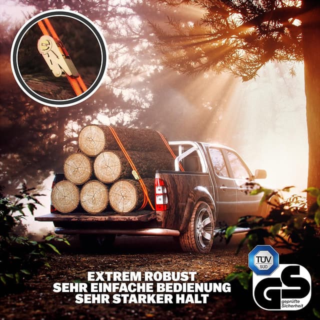 Thumbnail 6 de HELDENWERK Spanngurte 4 Stück 6m