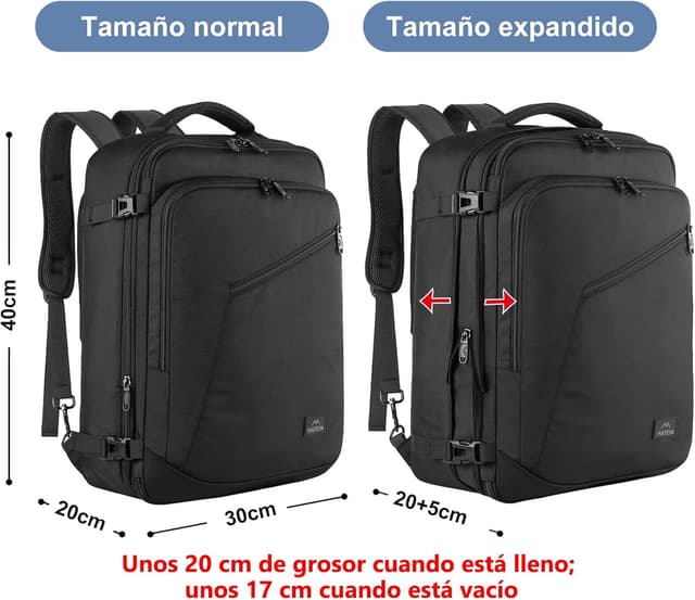 Thumbnail 2 de MATEIN Mochila Viaje Cabina 40x30x20