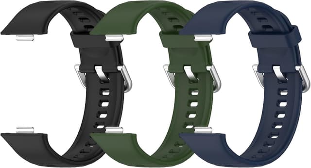 Detalle de MIJOBS 3-pack silicone replacement straps for Huawei Watch Fit 3