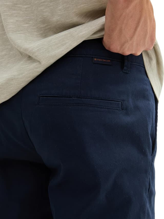 Detalle de TOM TAILOR 1044398 pantaloni da uomo in cotone con leggero elastico