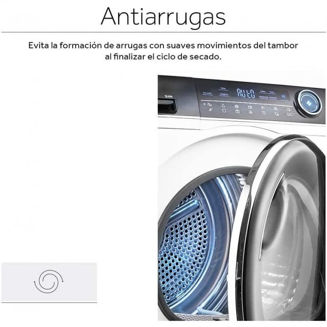 Detalle de Haier HD90-A3979-S secadora bomba de calor 9 kg