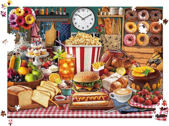 Thumbnail 6 de HUADADA Puzzle 1000 Teile für Erwachsene – 70 x 50 cm, klassische Motiv-Variante ab 14 Jahren