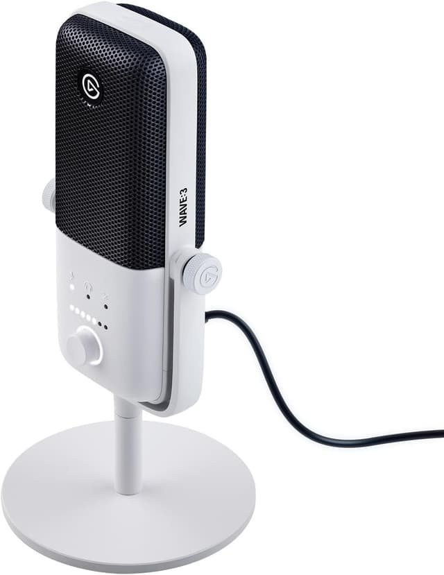 Imagen de Elgato Wave:3 White Micrófono USB profesional en OfertitasTOP