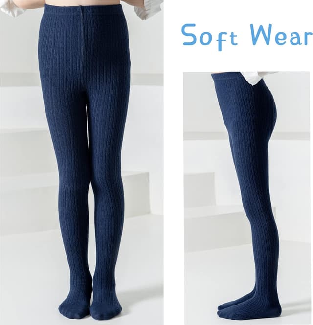 Detalle 2 de Marchare baby tights, cable knit 2-10 years