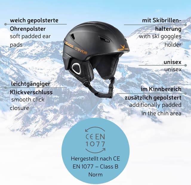 Detalle de BLACK CREVICE Kitzbühel I casque ski 1