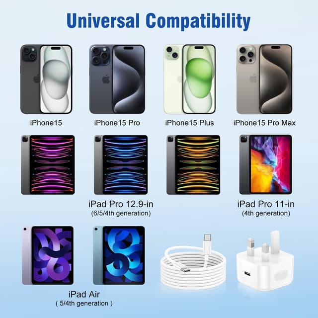 Thumbnail 4 de iPhone 17 USB‑C 20W fast charger pack 2🔌