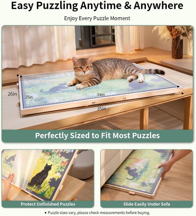 Thumbnail 4 de 1500-piece Tilting Puzzle Board 🎲