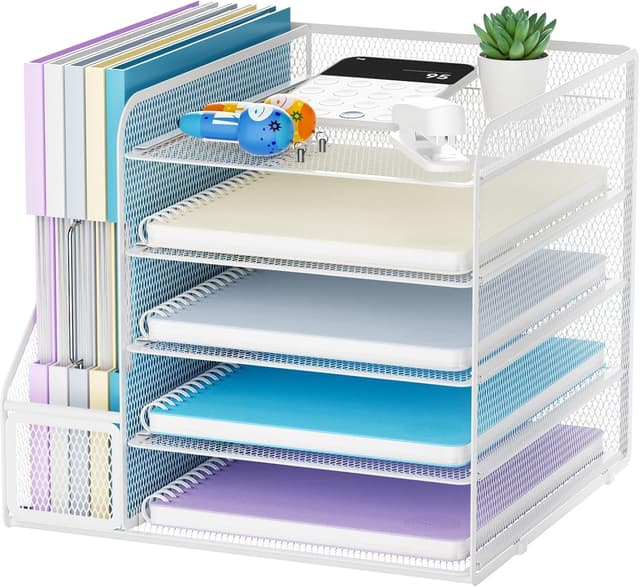 Detalle 2 de Marbrasse Organizer Scrivania 5 livelli per documenti e accessori 🗂