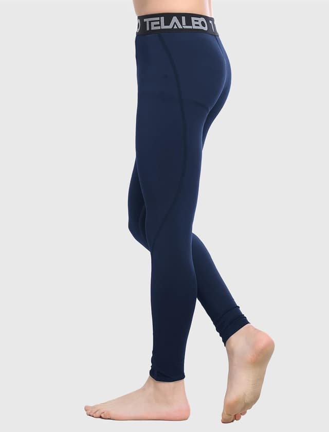 Thumbnail 2 de TELALEO 4-Pack Boys Compression Leggings