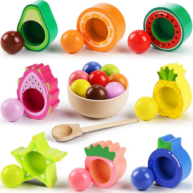 Imagen de Seagoal Montessori Toys Wooden Sorting Set for Toddlers en OfertitasTOP