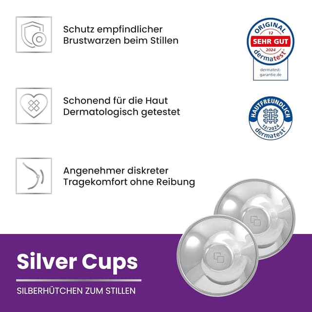 Thumbnail 1 de COVERbasics Silberhütchen Stillen Medizinprodukt