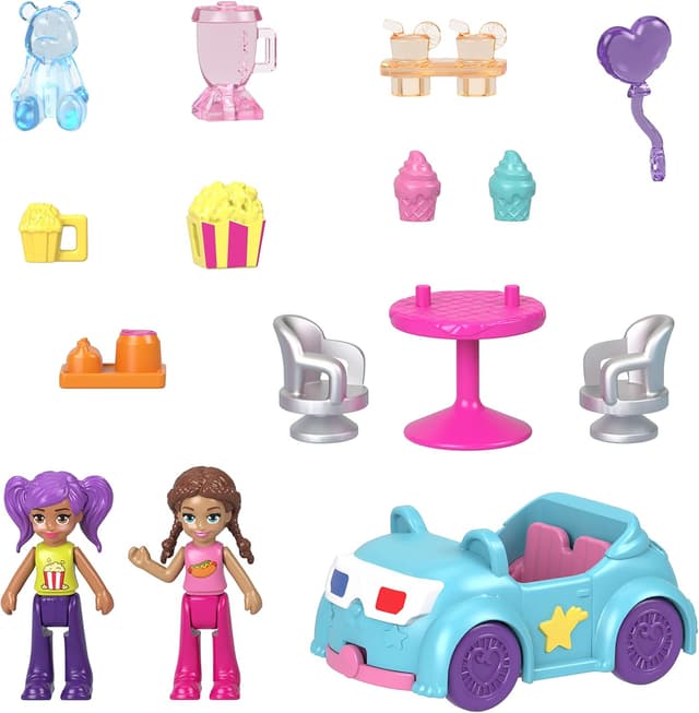 Thumbnail 6 de Polly Pocket Pollyville Drive-In Movie Theatre Playset