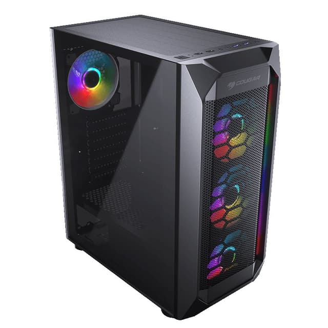 Detalle de Cougar MX410 Mesh-G RGB: Caja Templada con USB 3.1 🖥